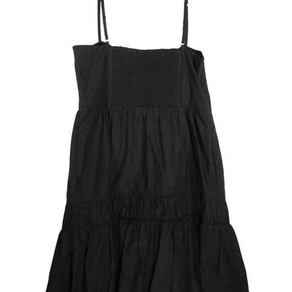 New Quince Womens Black Sleeveless Maxi Dress Organic Cotton Medium 4071A - Picture 12 of 12